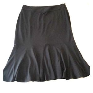 Tahari Gored Trumpet Skirt Knee-length